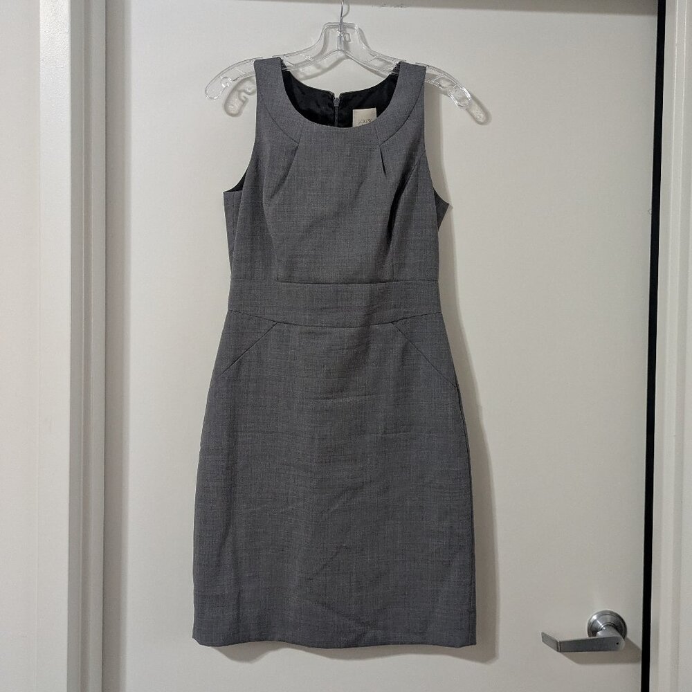 J. Crew Suiting gray dress (Size 4) - Only Worn Once!